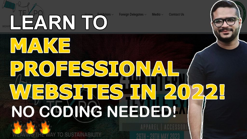 How to make a website without any coding skills.